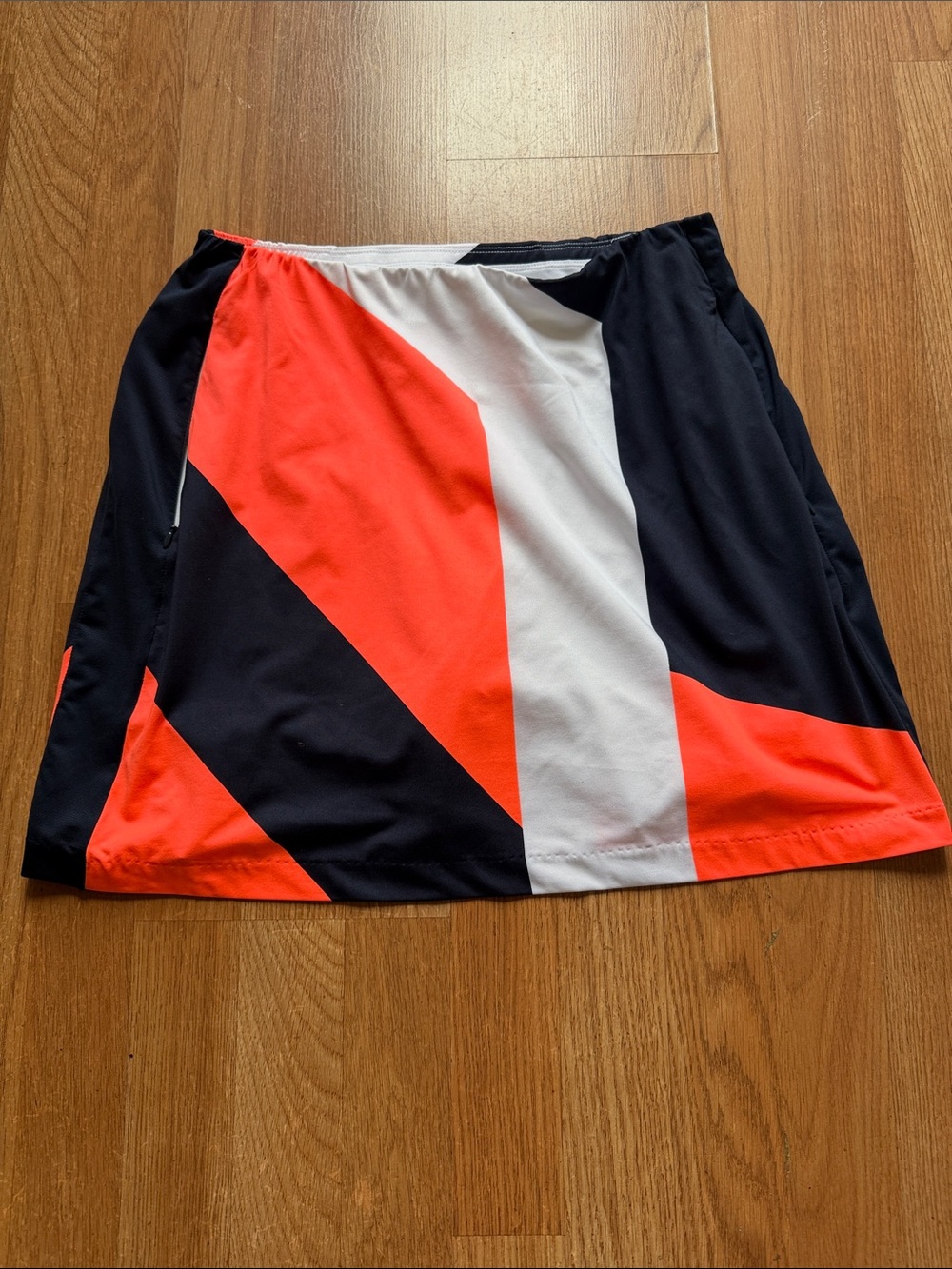 Tail women’s Angela  Golf short Colorblock in Blue , White & orange